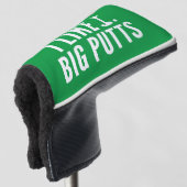 Ik hou van Big Putts Golfheadcover (3/4 voorkant)