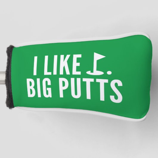 Ik hou van Big Putts Golfheadcover (Voorkant)