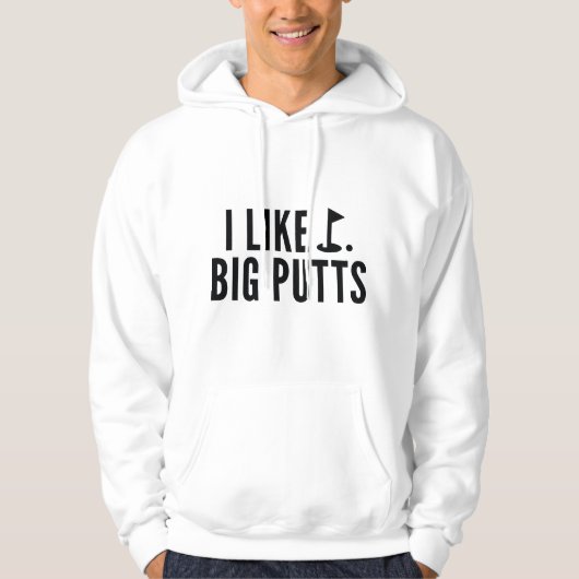 Ik hou van Big Putts Hoodie (Voorkant)