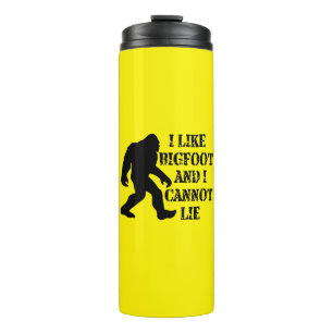 Ik hou van Bigfoot en ik kan niet liegen Thermosbeker