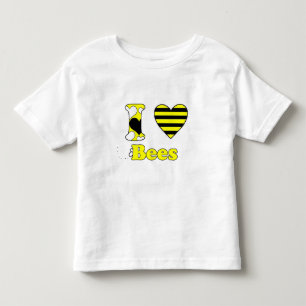 Ik hou van bijen kinder shirts