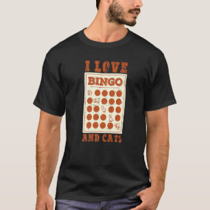Ik hou van Bingo en Katten Knuffel Dieren Bingo 6 T-shirt