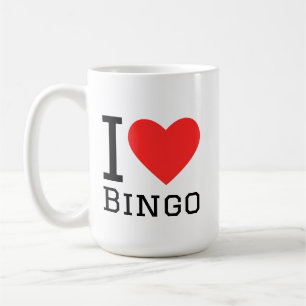 Ik hou van bingo koffiemok