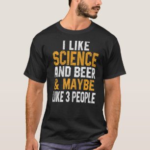 Ik hou van biologie op het gebied van wetenschap e t-shirt