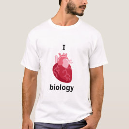 Ik hou van biologie t-shirt