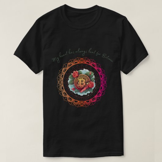 Ik hou van Bitcoin (1) T-shirt (Design voorkant)