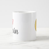 Ik hou van bitmunt extra grote mok (Voorkant)