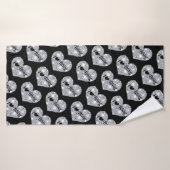 Ik hou van Bling Bath Towel Badhanddoek (Badhanddoek)