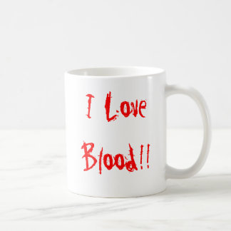 "Ik hou van bloed!" Mok