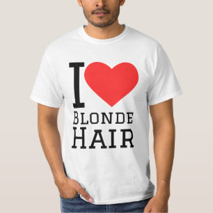 Ik hou van blond haar  t-shirt