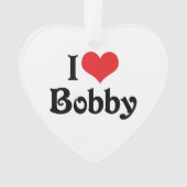 Ik hou van Bobby Ornament (voorkant)