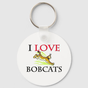 Ik hou van Bobcats Sleutelhanger
