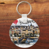 Ik hou van Boedapest Sleutelhanger (Voorkant)