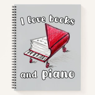 Ik hou van boeken en piano, authentieke kunst uit