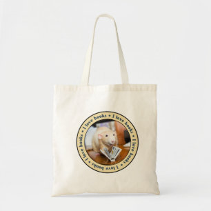 Ik hou van boeken - met Marty Mouse Tote Bag