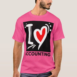 Ik hou van boekhouding 4 t-shirt