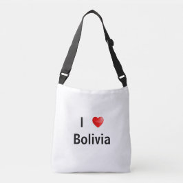 Ik hou van Bolivia Crossbody Tas