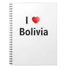 Ik hou van Bolivia Notitieboek