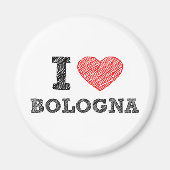 Ik hou van Bologna Magneet (Voorkant)