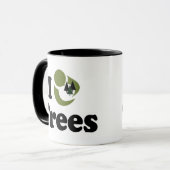 Ik hou van bomen mok (Voorkant links)