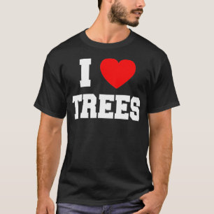Ik hou van bomen t-shirt