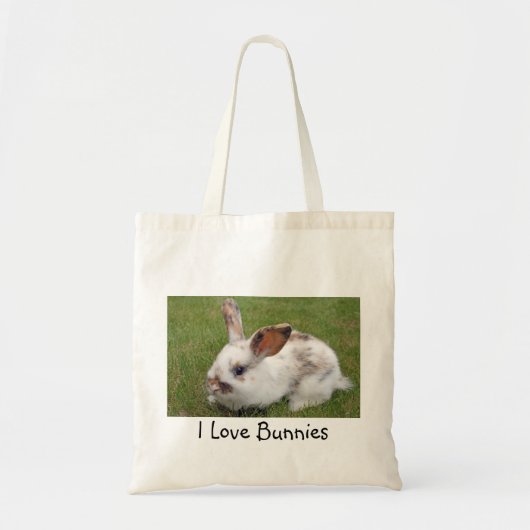 Ik hou van boodschappentas tote bag (Voorkant)
