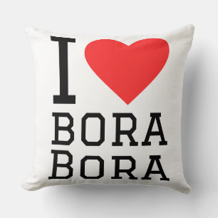 Ik hou van bora bora kussen