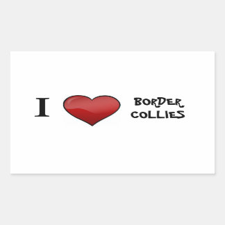 Ik hou van Border Collies stickers