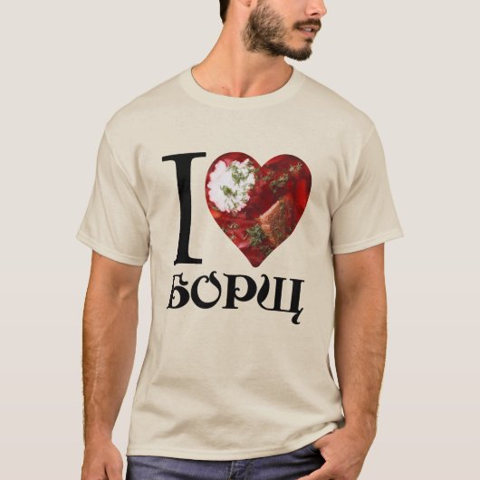 Ik hou van Borscht T-shirt (Voorkant)