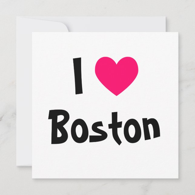 Ik hou van Boston (Voorkant)