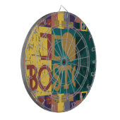 Ik hou van Boston -  Boston 2 Dartbord (Voorkant Links)