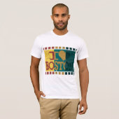 Ik hou van Boston -  Boston T-shirt (Voorkant volledig)