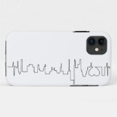 Ik hou van Boston in een buitengewone ecg-stijl Case-Mate iPhone Case (Achterkant (horizontaal))