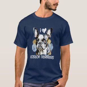 Ik hou van Boston Terriers T-shirt