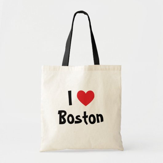 Ik hou van Boston Tote Bag (Voorkant)