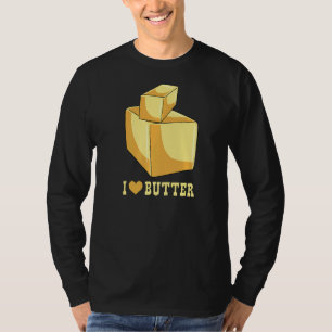 Ik hou van botertoast en broodjes t-shirt