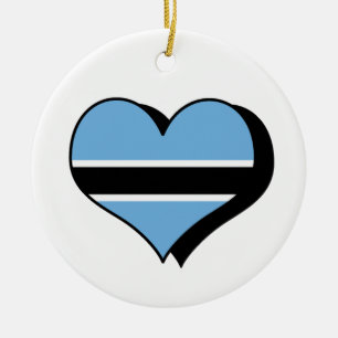 Ik hou van Botswana Ornament