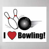 Ik hou van Bowling! Poster (Voorkant)
