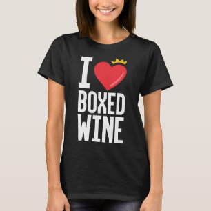 Ik hou van boxwijn Drink Drink T-shirt