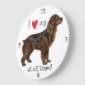 Ik hou van Boykin Spaniel Grote Klok (Hoek)