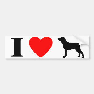 Ik hou van Bracchi Italiani bumpersticker