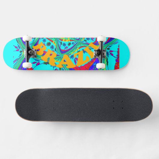 Ik hou van Brazilië Fun Skateboard (Horizontaal)