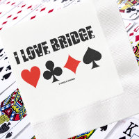 Ik hou van Bridge Four Kaart Suits