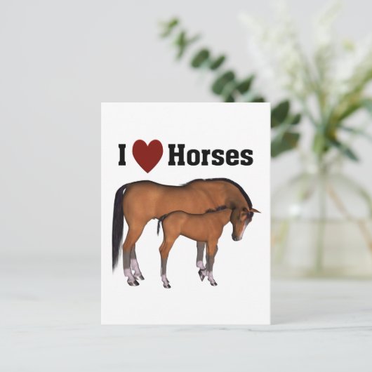 Ik hou van Briefkaart (Staand voorkant)