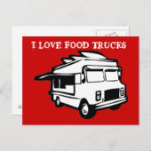 Ik hou van briefkaart voor vrachtwagens (Voorkant / Achterkant)