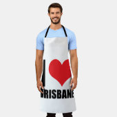 Ik hou van Brisbane Schort (Gedragen)