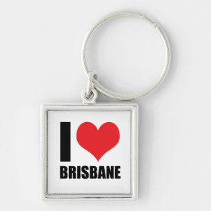 Ik hou van Brisbane Sleutelhanger