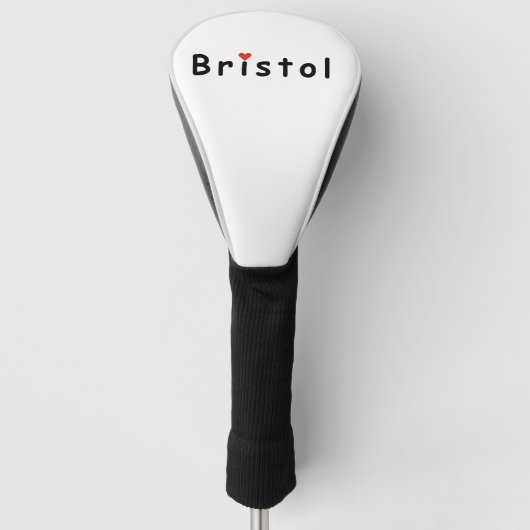 Ik hou van Bristol Golfheadcover (Voorkant)