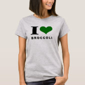 Ik hou van broccoli, broccoli liefhebber t-shirt (Voorkant)