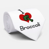 Ik hou van broccoli stropdas (Opgerold)